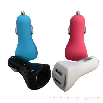 4.2A dual USB car charger, 12 to 24V input